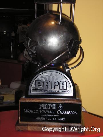 World champion trophy.